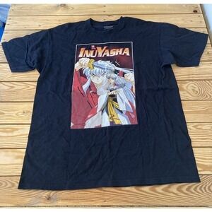 Inuyasha Men’s Black Short Sleeve T Shirt Size XL